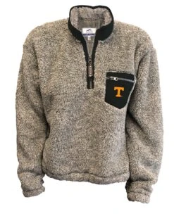 1/4 Zip Flecked Double Plush Fleece