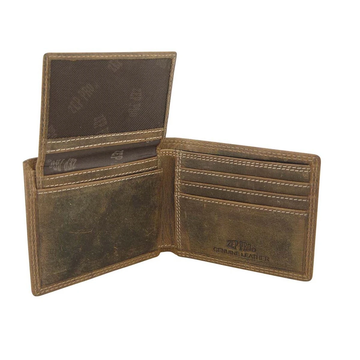 Leather Vintage Tan Bi-fold Wallet - Image 3