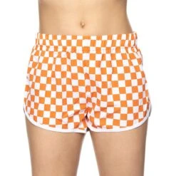 Women's Checkerboard Booty Shorts