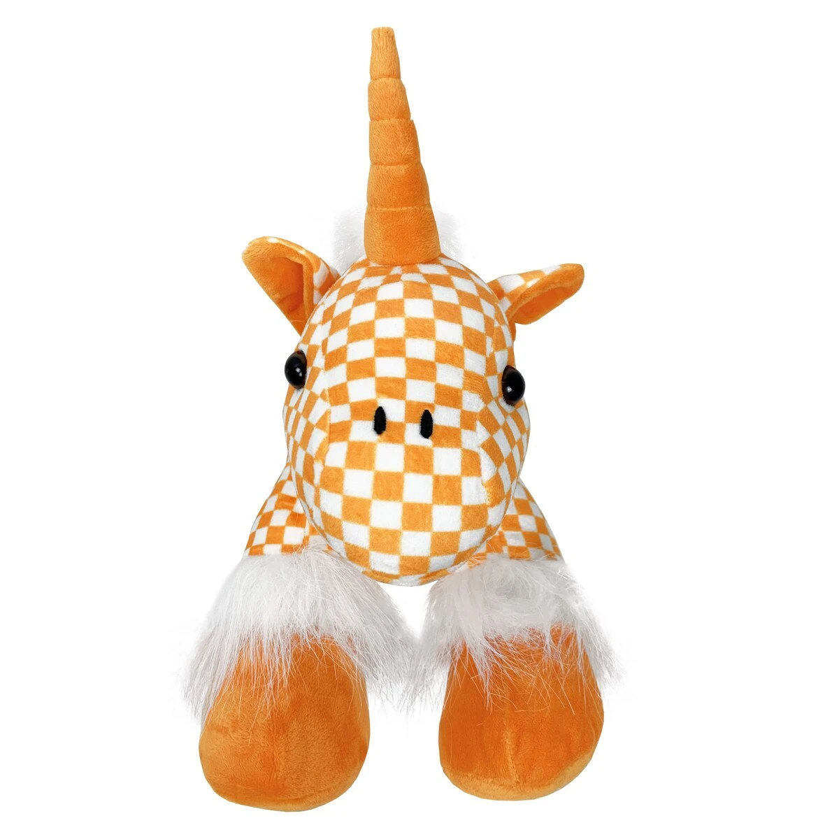 Plush Tennessee Checkerboard Unicorn - Image 2
