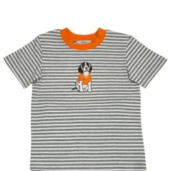 Toddler Hound Dog Stripe Tee By Ishtex Apparel