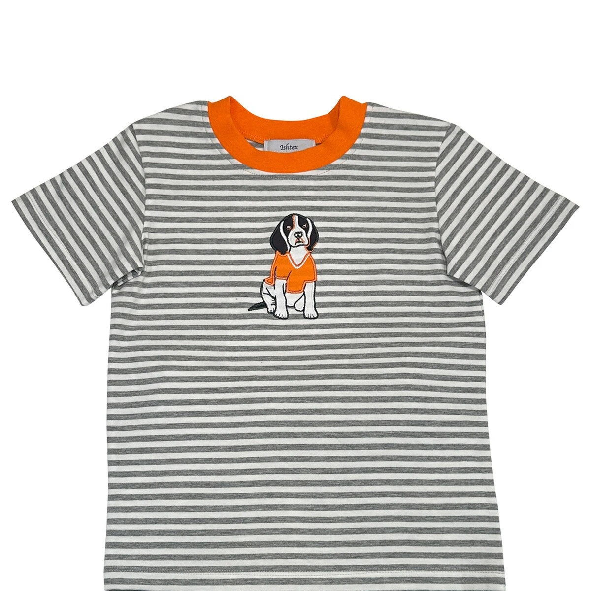 Toddler Hound Dog Stripe Tee By Ishtex Apparel