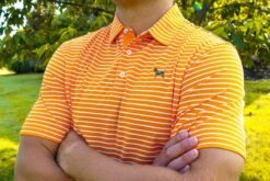 Tennessee Volunteer Traditions Bluetick Reese Stripe Polo