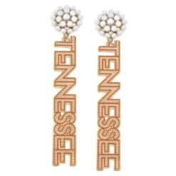 Pearl Bead Cluster Tennessee Earrings